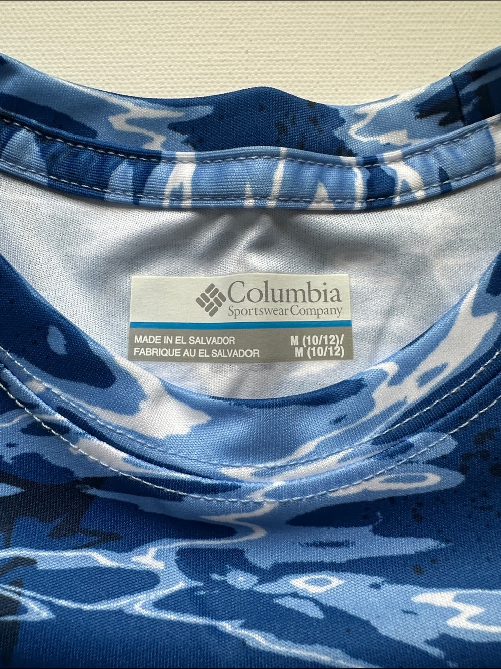 Columbia Kids Blue Long-Sleeved Performance Shirts with Logo- Bundle - Picture 9 of 10